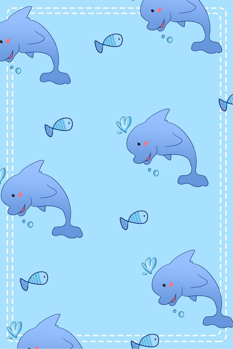 Cartoon Dolphin Wallpapers - Top Free Cartoon Dolphin Backgrounds -  WallpaperAccess