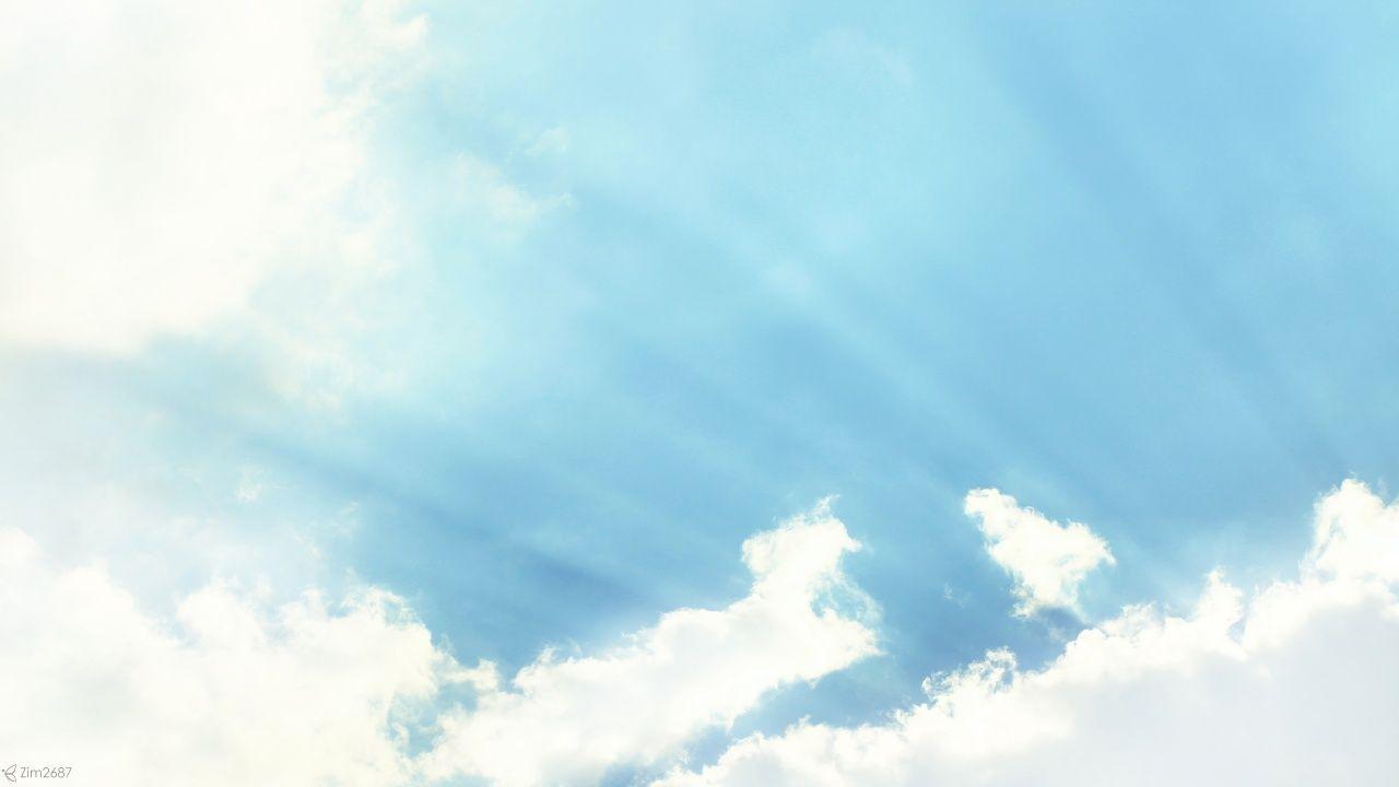 1280x720 Sky Sunrays Wallpaper in jpg format for free download