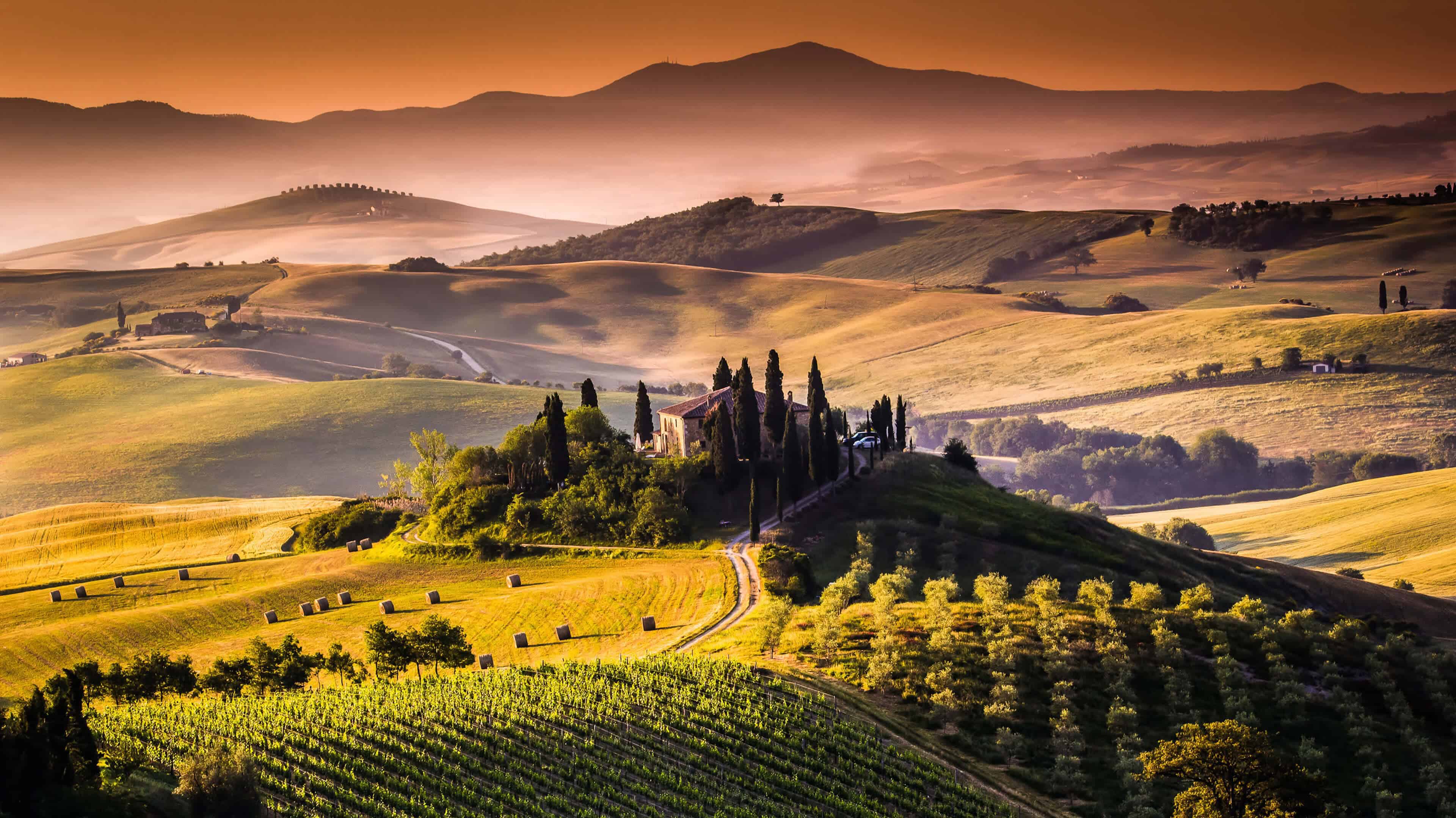 Tuscany Italy Wallpapers Top Free Tuscany Italy Backgrounds Wallpaperaccess