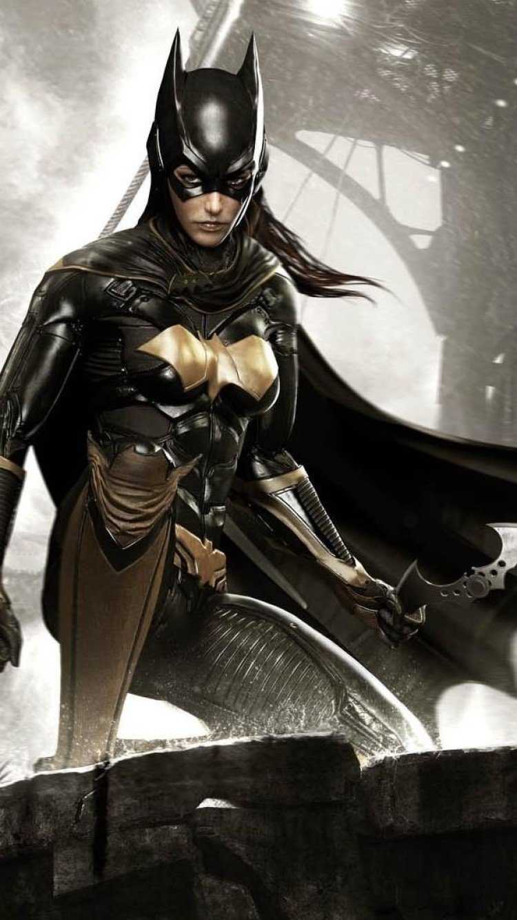 750x1334 Batman Arkham Knight Batgirl HD Wallpaper (750x1334)