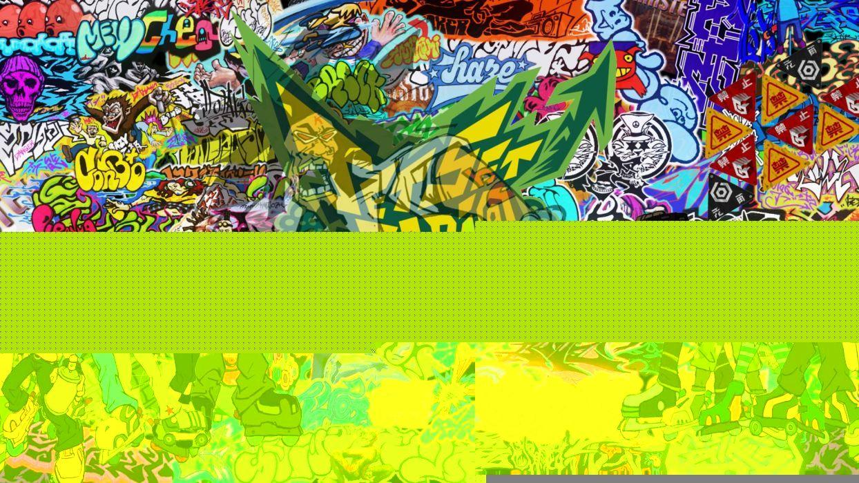 1244x700 JET SET RADIO action platform sports grind sega anime game 8