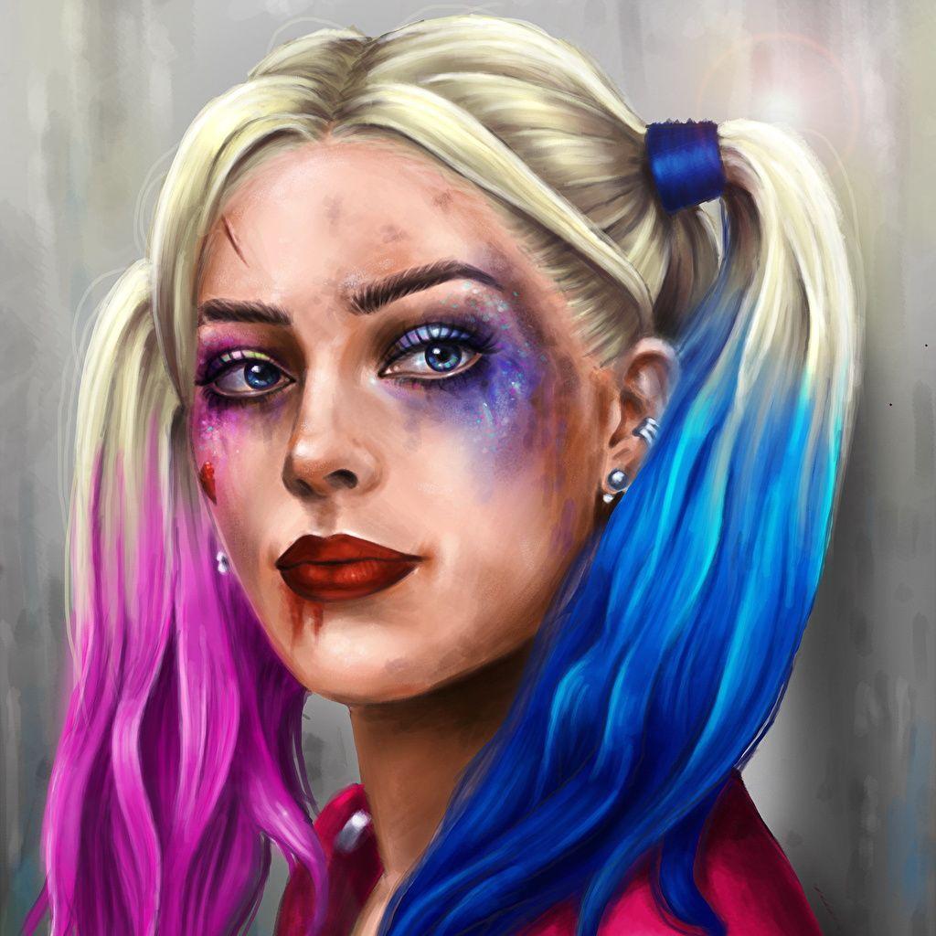 Harley Quinn Face Wallpapers - Top Free Harley Quinn Face Backgrounds ...