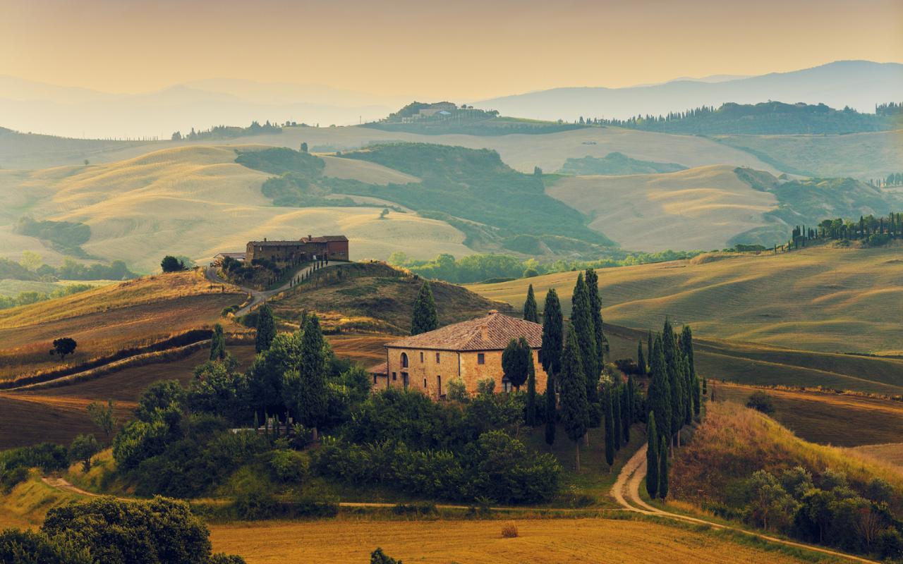 1280x800 format rec) background high quality, Tuscany, Italy