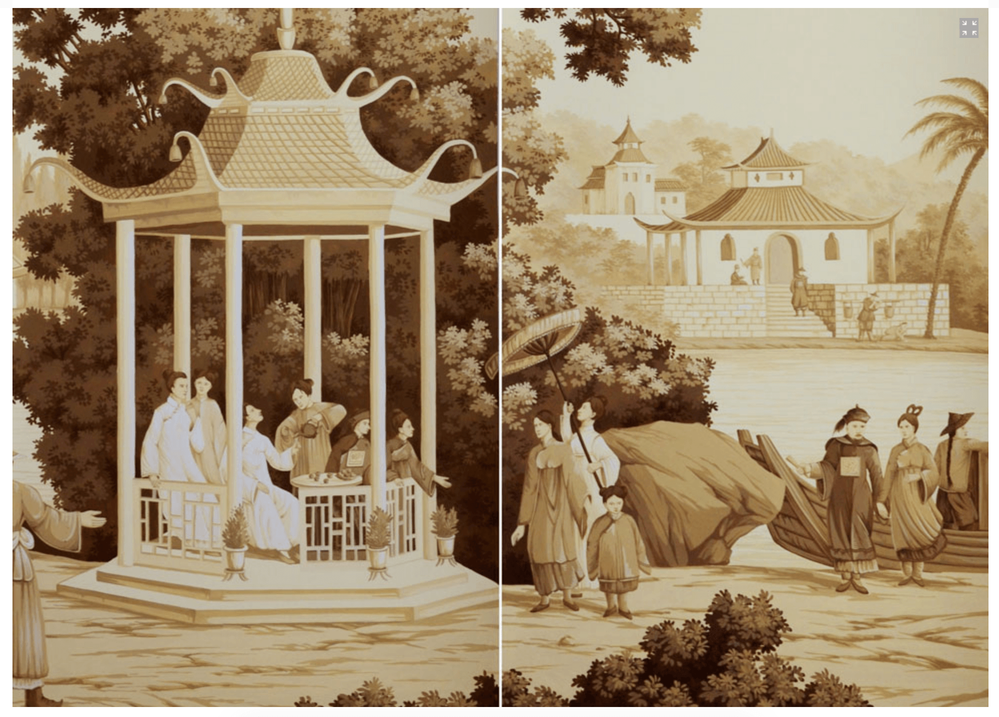 Oriental Mural Wallpapers - Top Free Oriental Mural Backgrounds