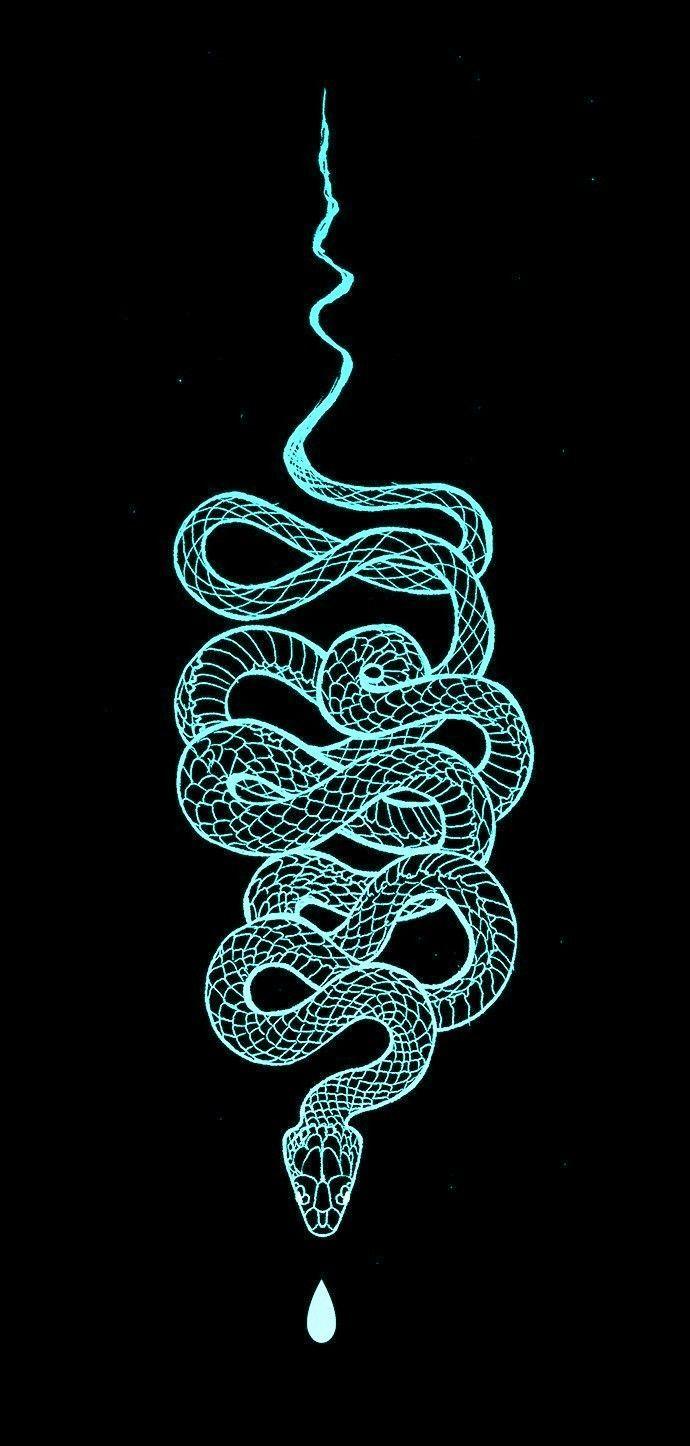 690x1446 Ｄｒａｗｓ. Snake wallpaper, Digital art