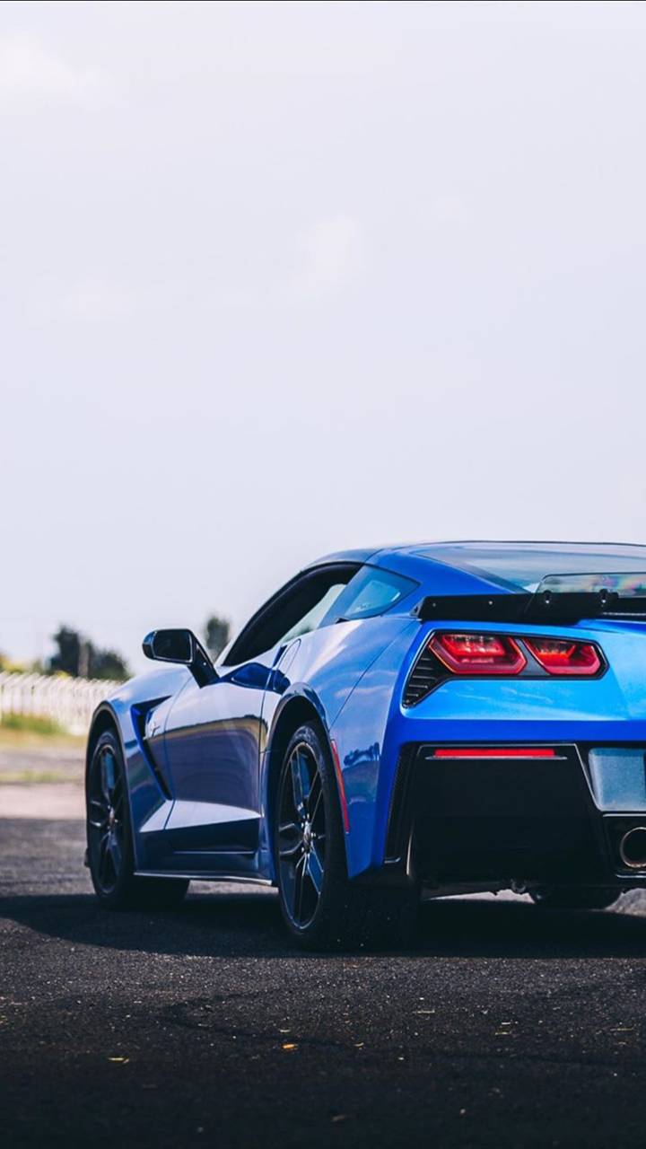 720x1280 Corvette Blue wallpaper