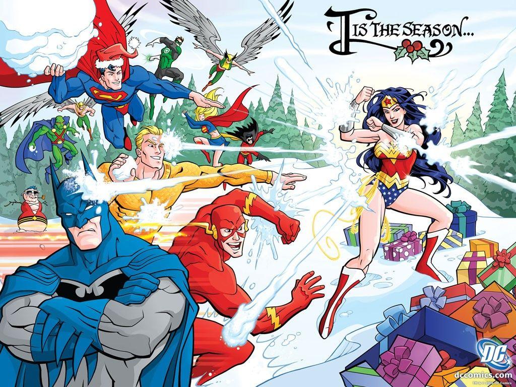 1024x768 My Free Wallpaper Wallpaper : DC Heroes