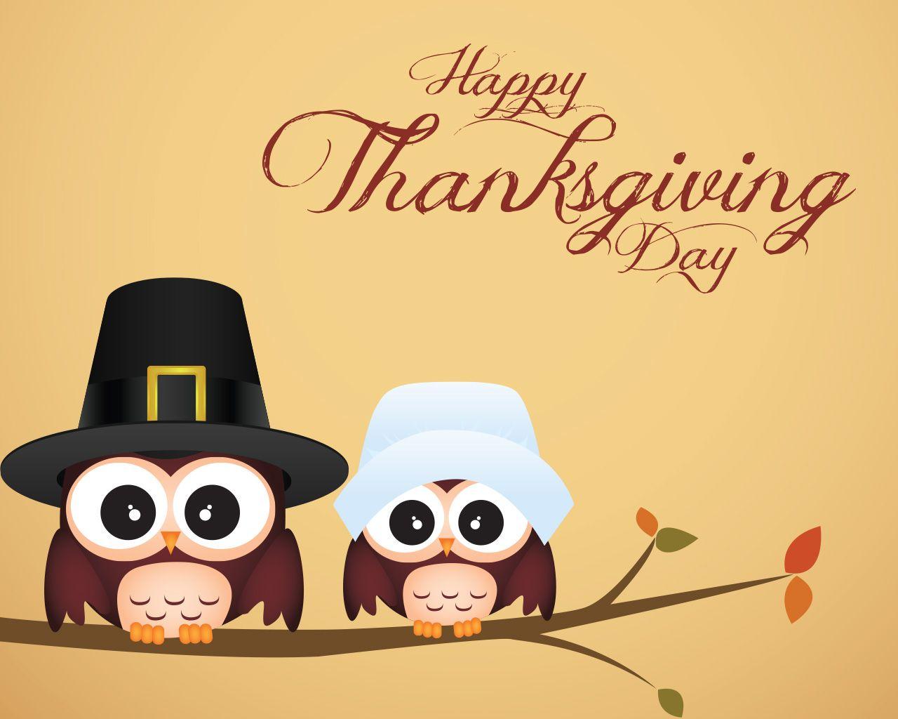 1280x1024 Cute Thanksgiving Wallpaper
