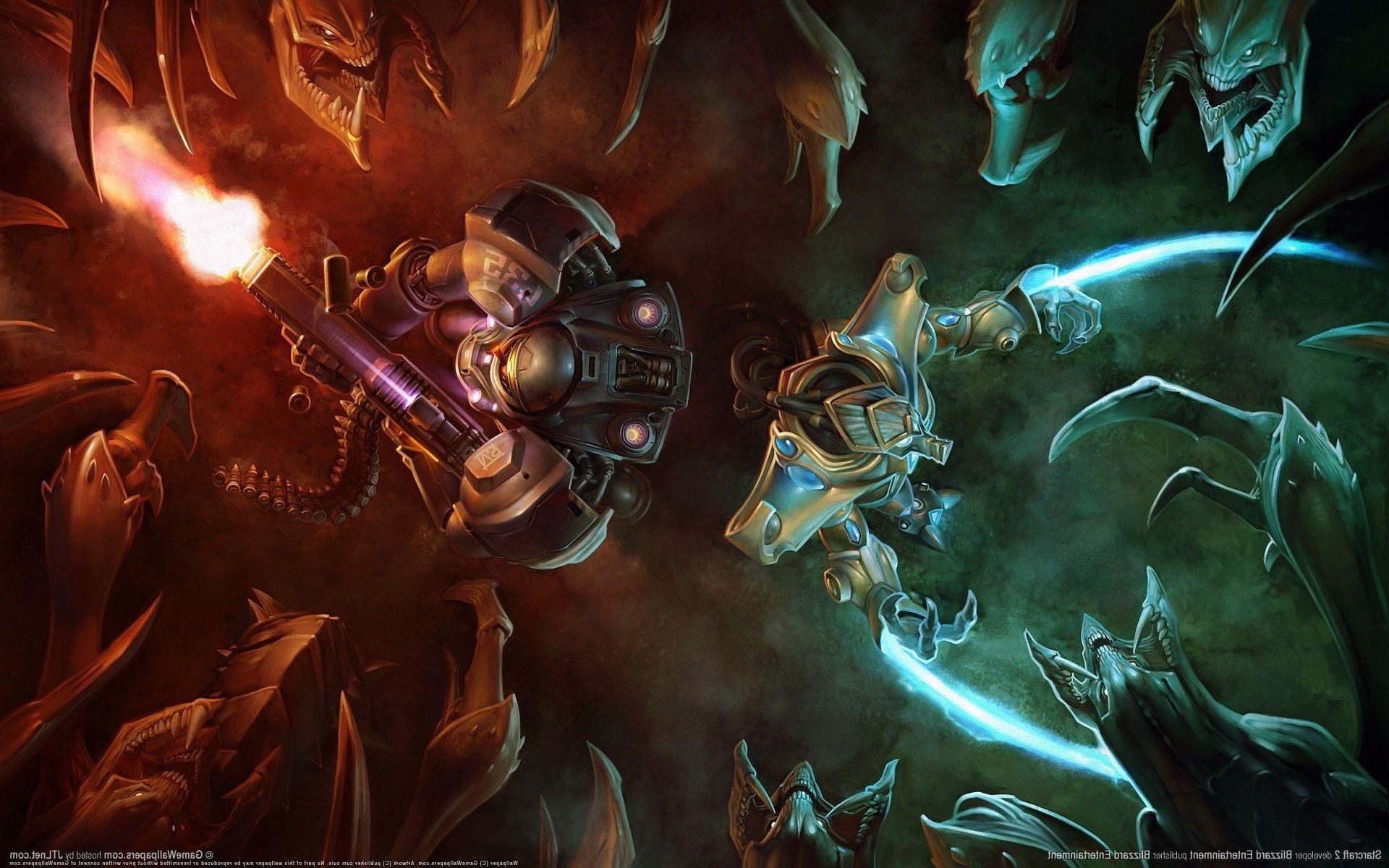 1920x1200 Nova HD Wallpaper Protoss And Terran