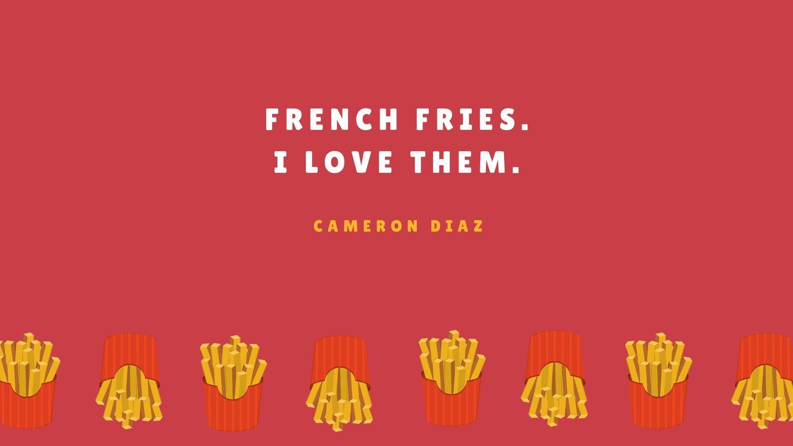 1600x900 Extra Fries Funny Desktop Wallpaper
