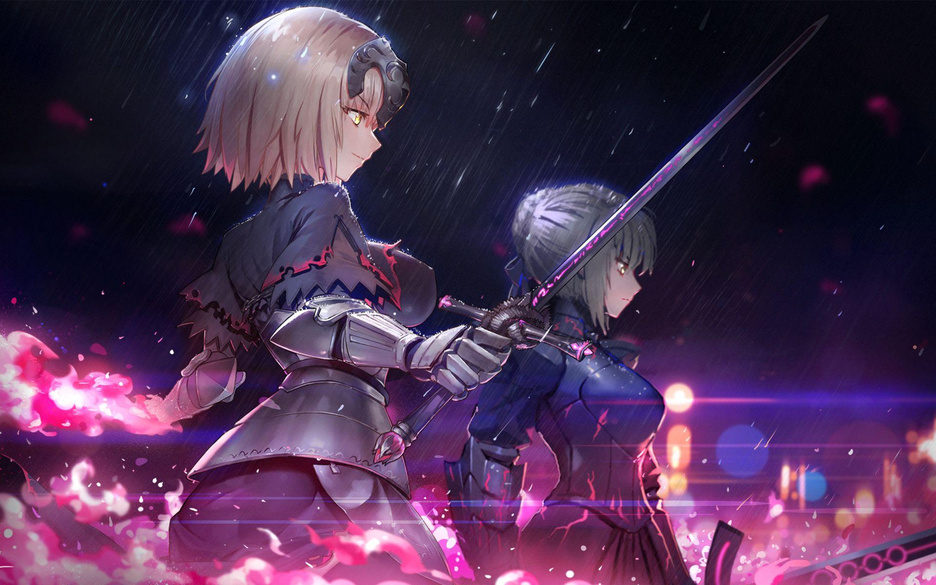 1920x1200 Download wallpaper Nero, Saber Alter, manga, sword, Nero Claudius