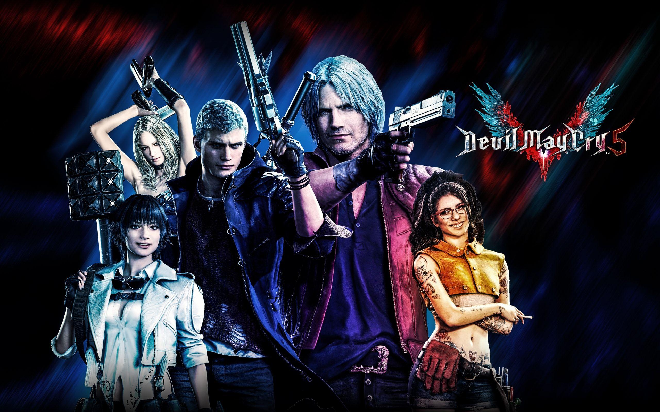2560x1600 Wallpaper of Devil May Cry Dante, Lady, Nero, Nico, Trish