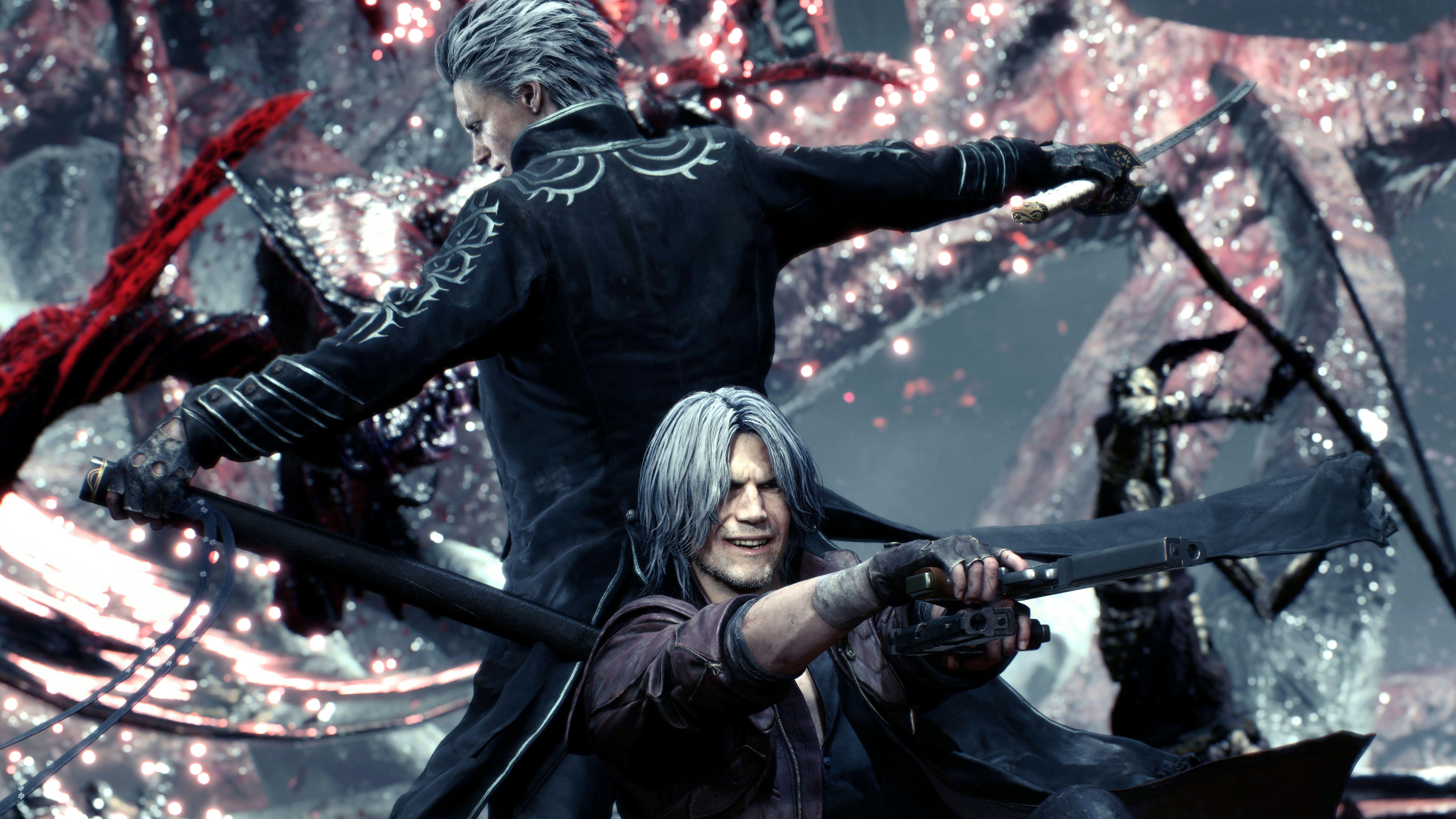 7680x4320 Devil May Cry Vergil and Dante, 8K wallpaperk