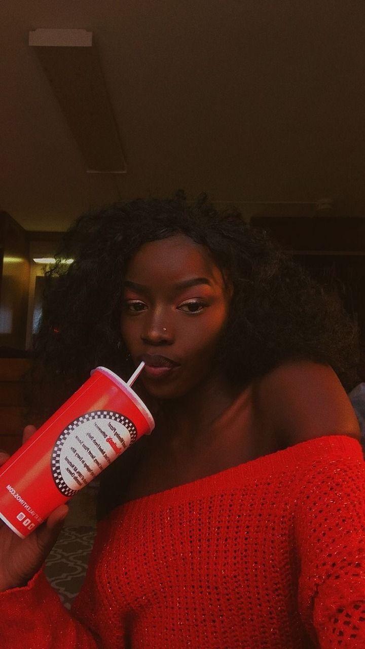 720x1280 Black girl aesthetic instagram, Dark skin. Beautiful Black Women