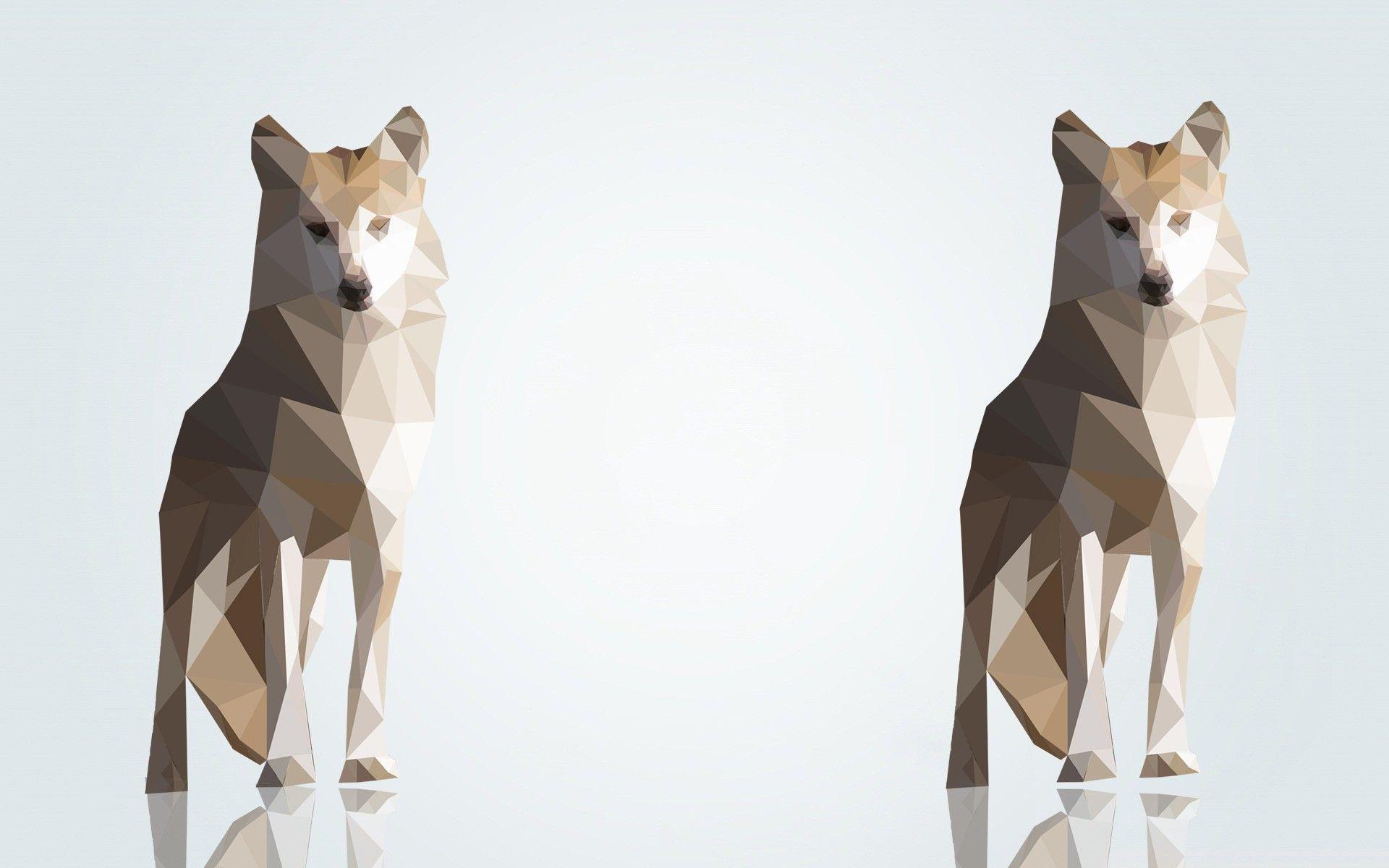 1920x1200 Polygon Animal Desktop HD Wallpaper 29218