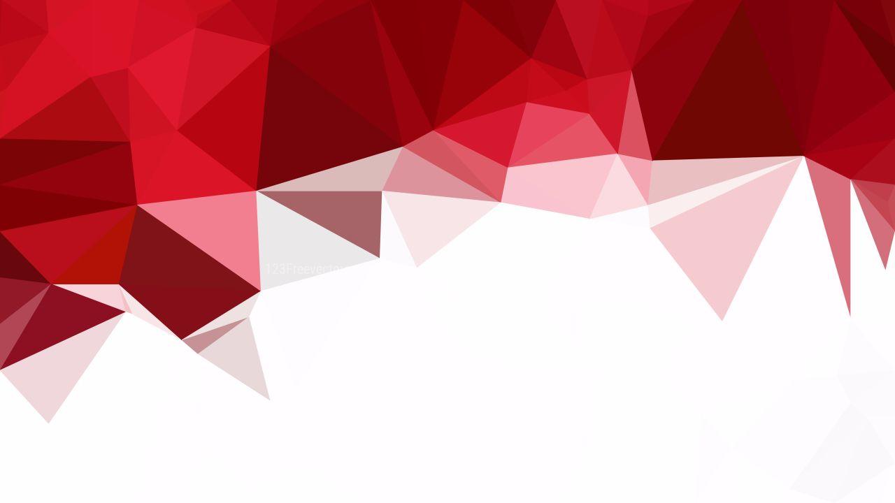1280x720 Cool Grey And Red Wallpaper Polygon Abstract