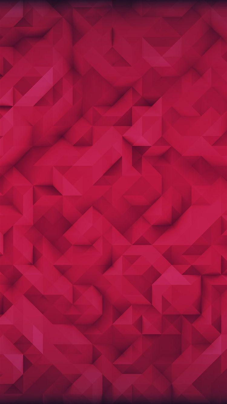 750x1334 Polygon Art Red Triangle Pattern iPhone 8 Wallpaper Free Download