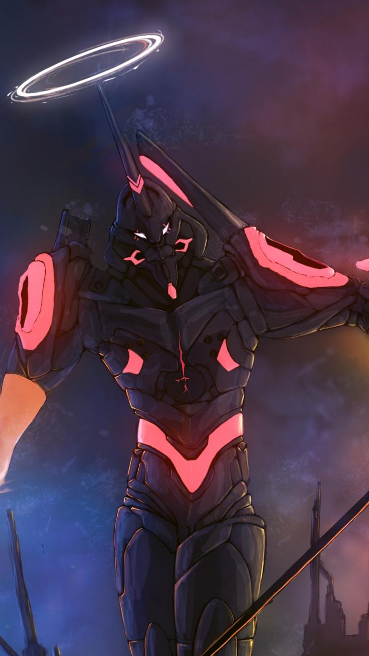 750x1334 Neon Genesis Evangelion Phone Wallpaper 750x1334 px, 482.5 Kb