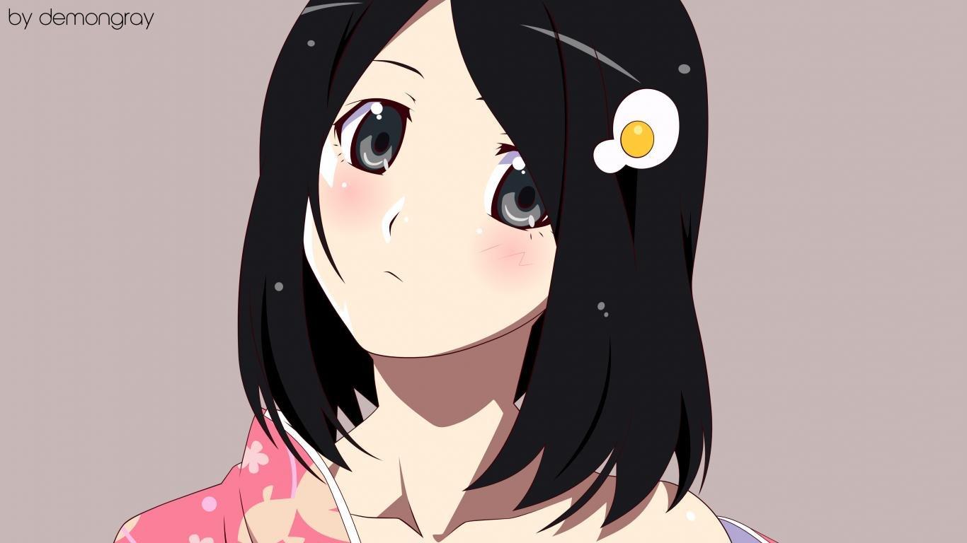 1366x768 Tsukihi Araragi wallpaper 1366x768 (laptop) desktop background