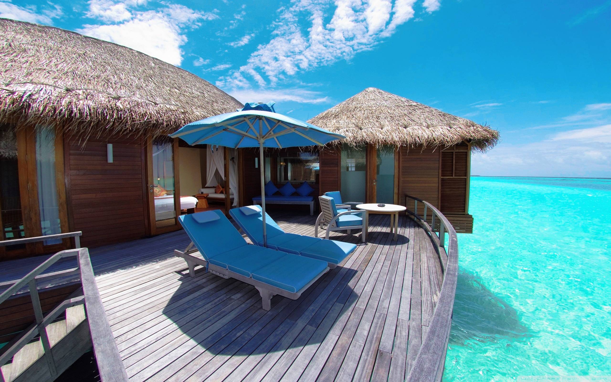 2560x1600 CF2P959 Maldives Resort Wallpaper 2560x1600 px