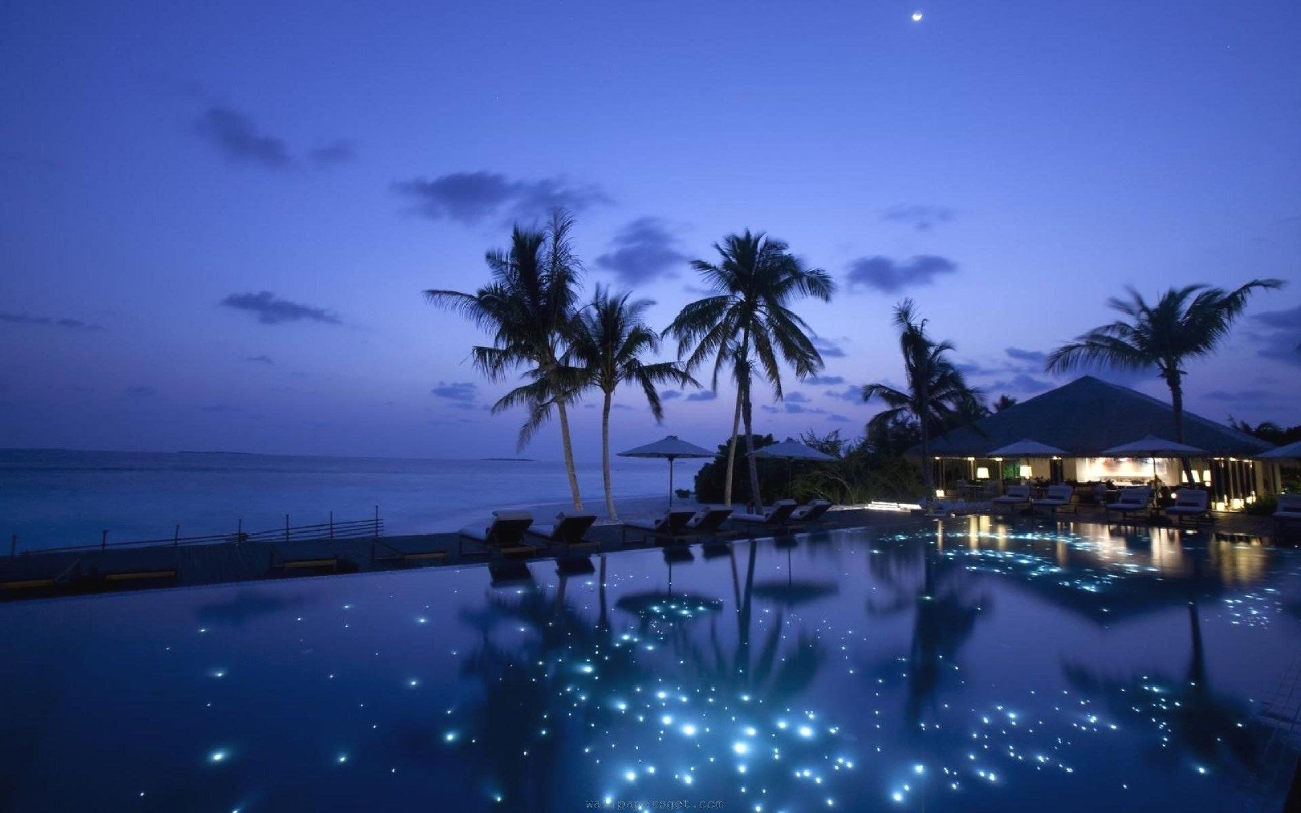 2560x1600 Beach Resort Wallpaper Group Wallpaper
