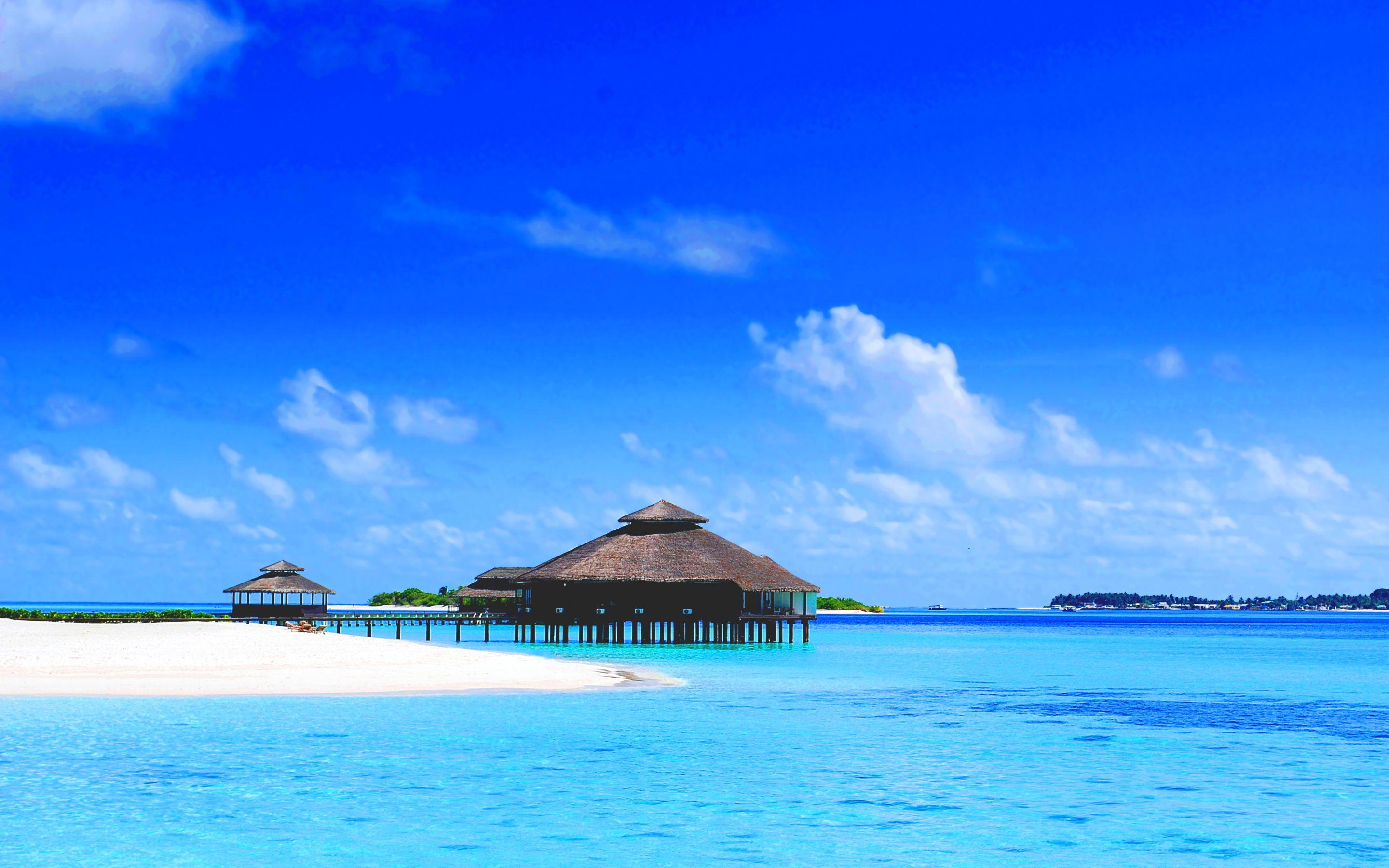 2880x1800 Maldives resort HD