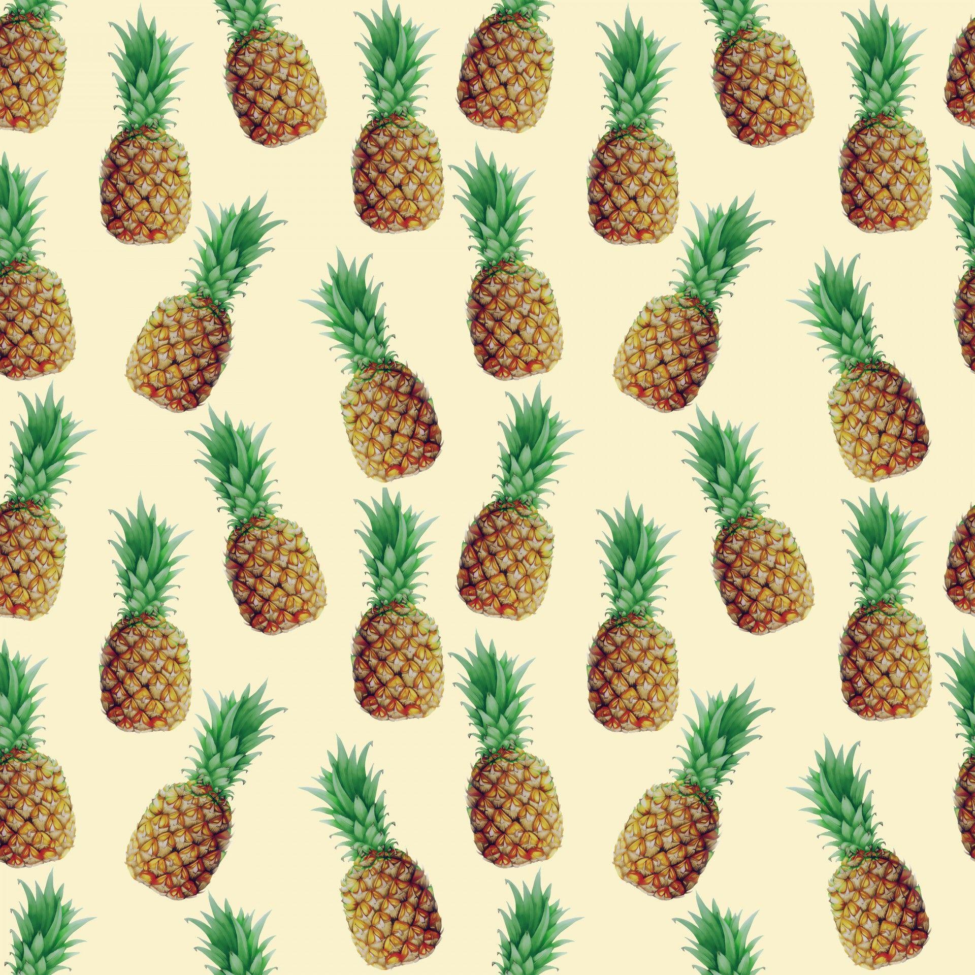 1920x1920 Pineapple Wallpaper Pattern Free Domain Picture