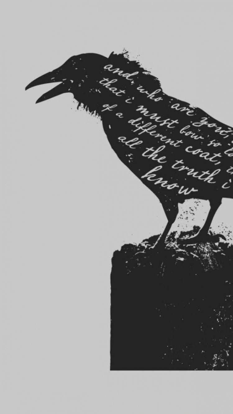 750x1334 Crow Wallpaper, Crow HD Picture