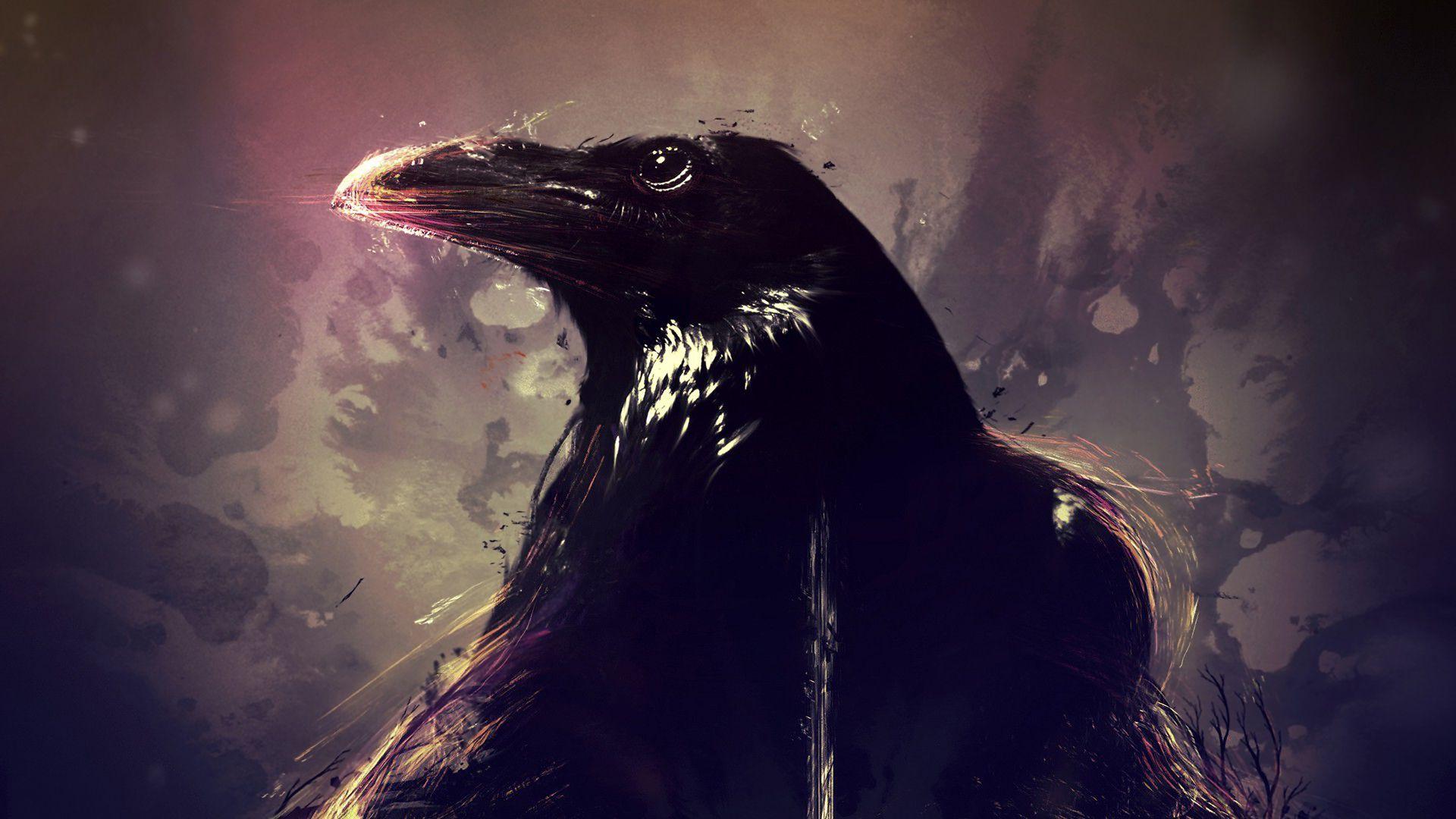 1920x1080 Crow artwork