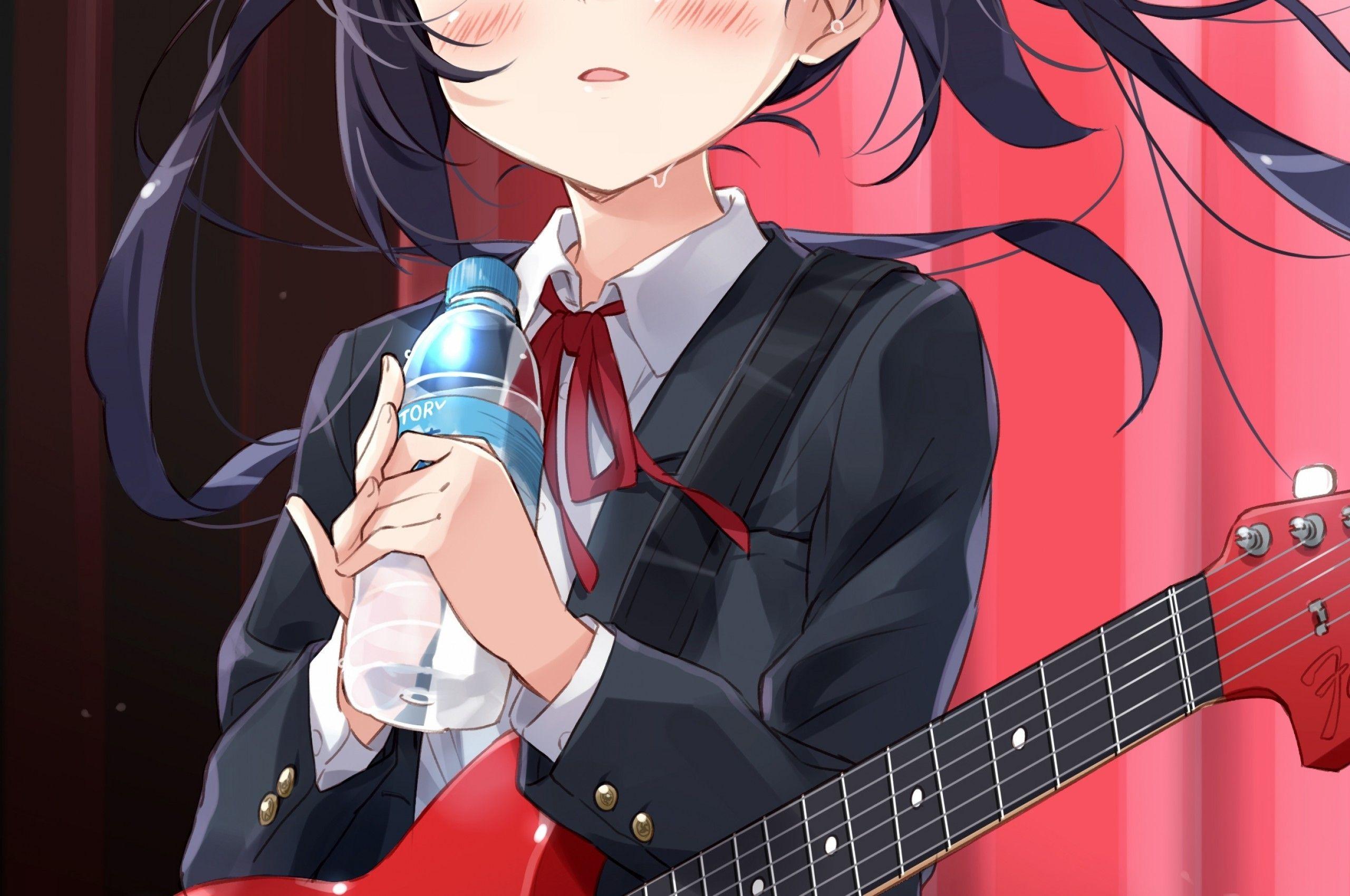 2560x1700 Download 2560x1700 Nakano Azusa, K On!, Instrument, Music Anime
