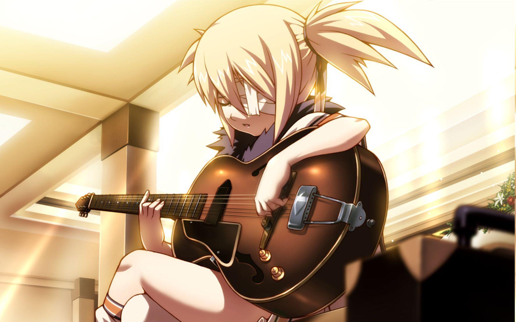 1772x1108 anime, Anime Girls, Hotel., Rewrite, Guitar Wallpaper HD