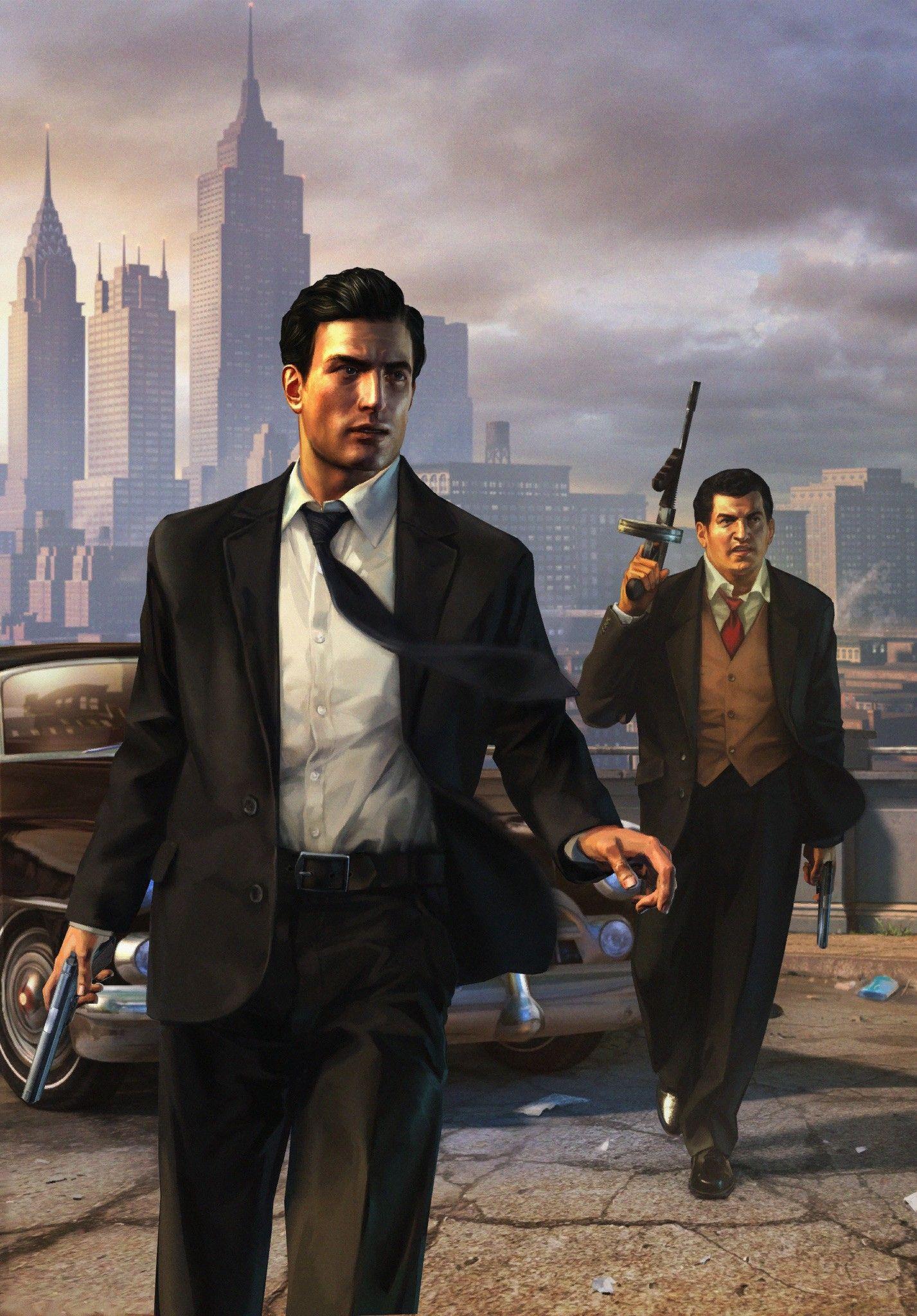 1427x2048 Mafia II, Artwork Wallpaper HD / Desktop and Mobile Background