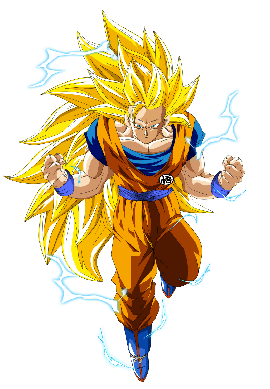 1024x1475 Goku ssj3 png 1 PNG Image