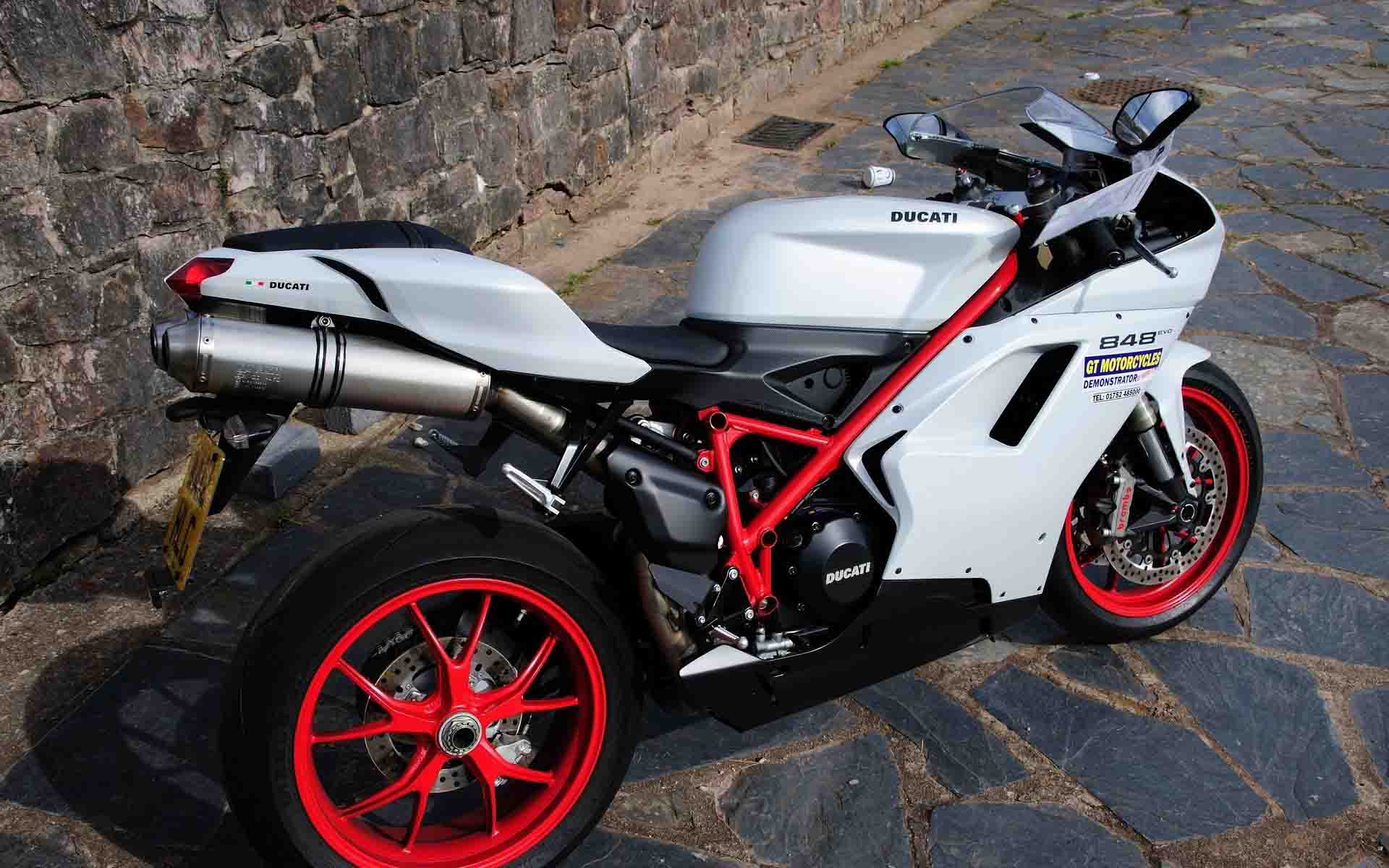 1920x1200 Ducati 848 White Bike Wallpaper Wallpaper Stores