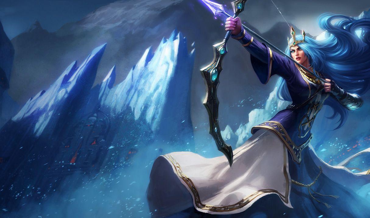 1215x717 Queen Ashe Skin of Legends Wallpaper