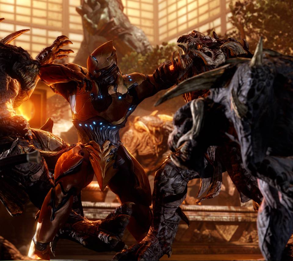 960x854 Rhino Warframe wallpaper