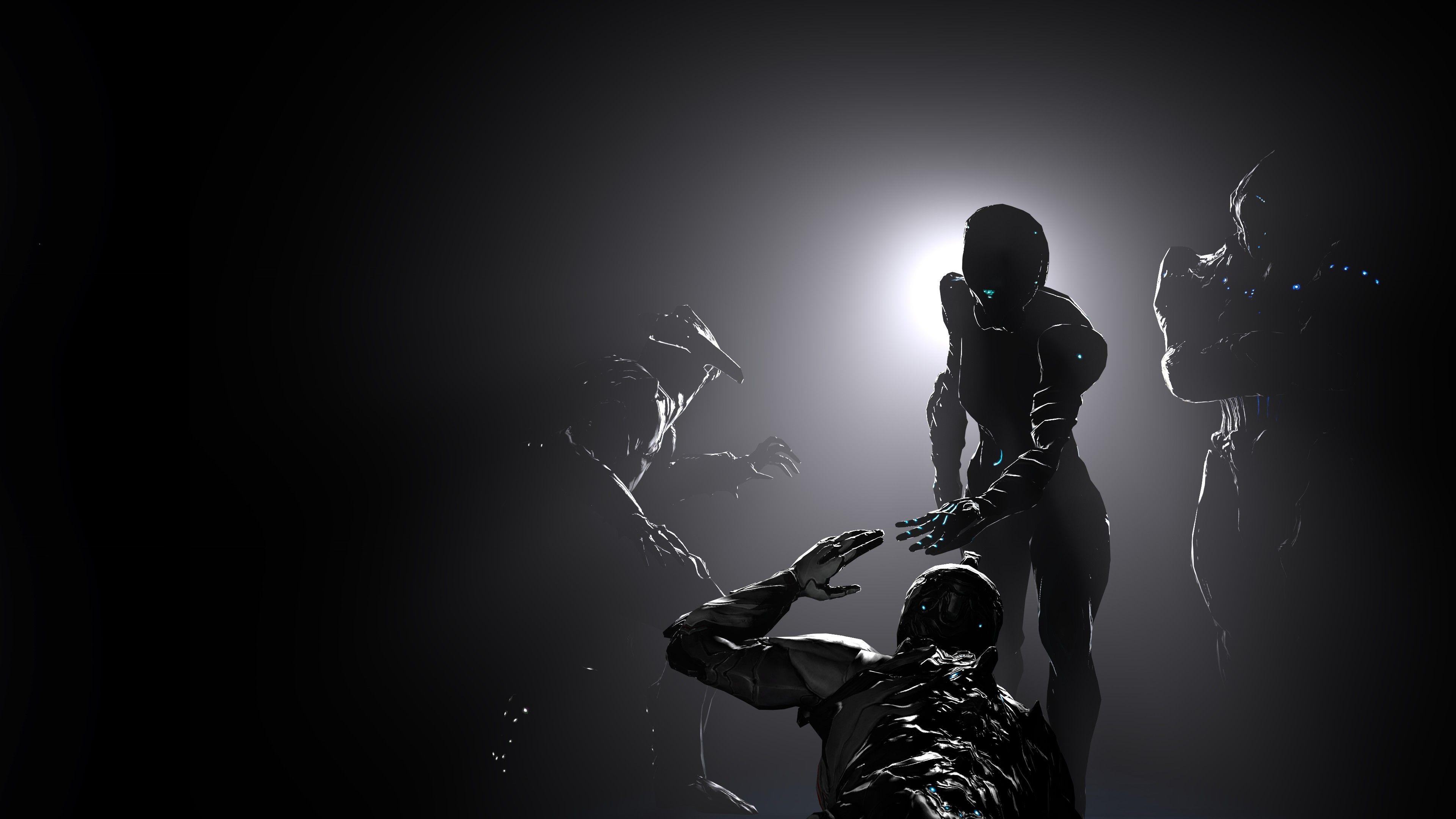 3840x2160 Warframe, Excalibur (Warframe), Mag (Warframe), Rhino (Warframe