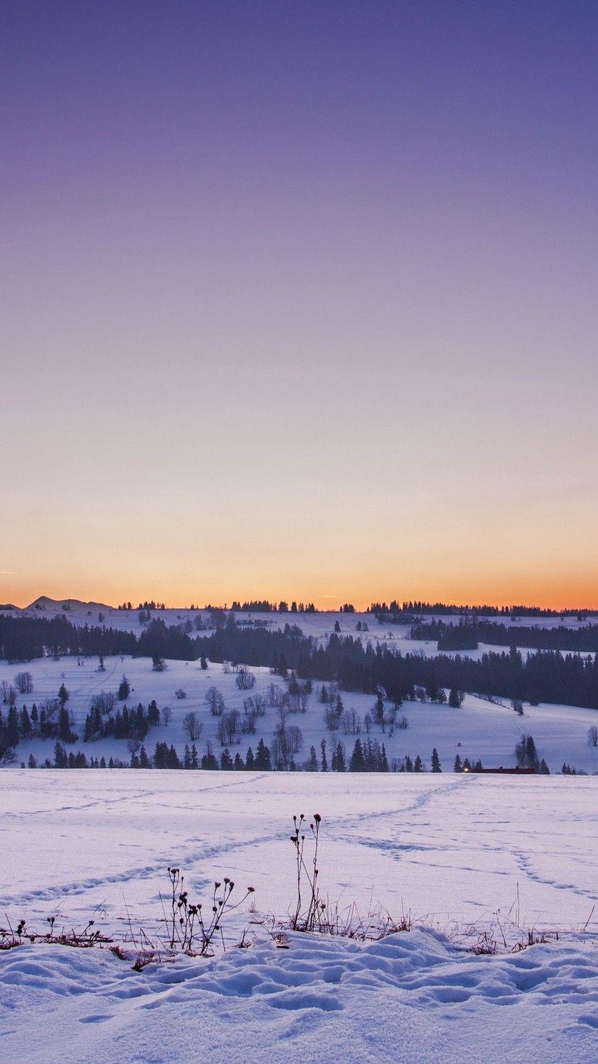 Winter Sunset Iphone Wallpapers Top Free Winter Sunset Iphone Backgrounds Wallpaperaccess