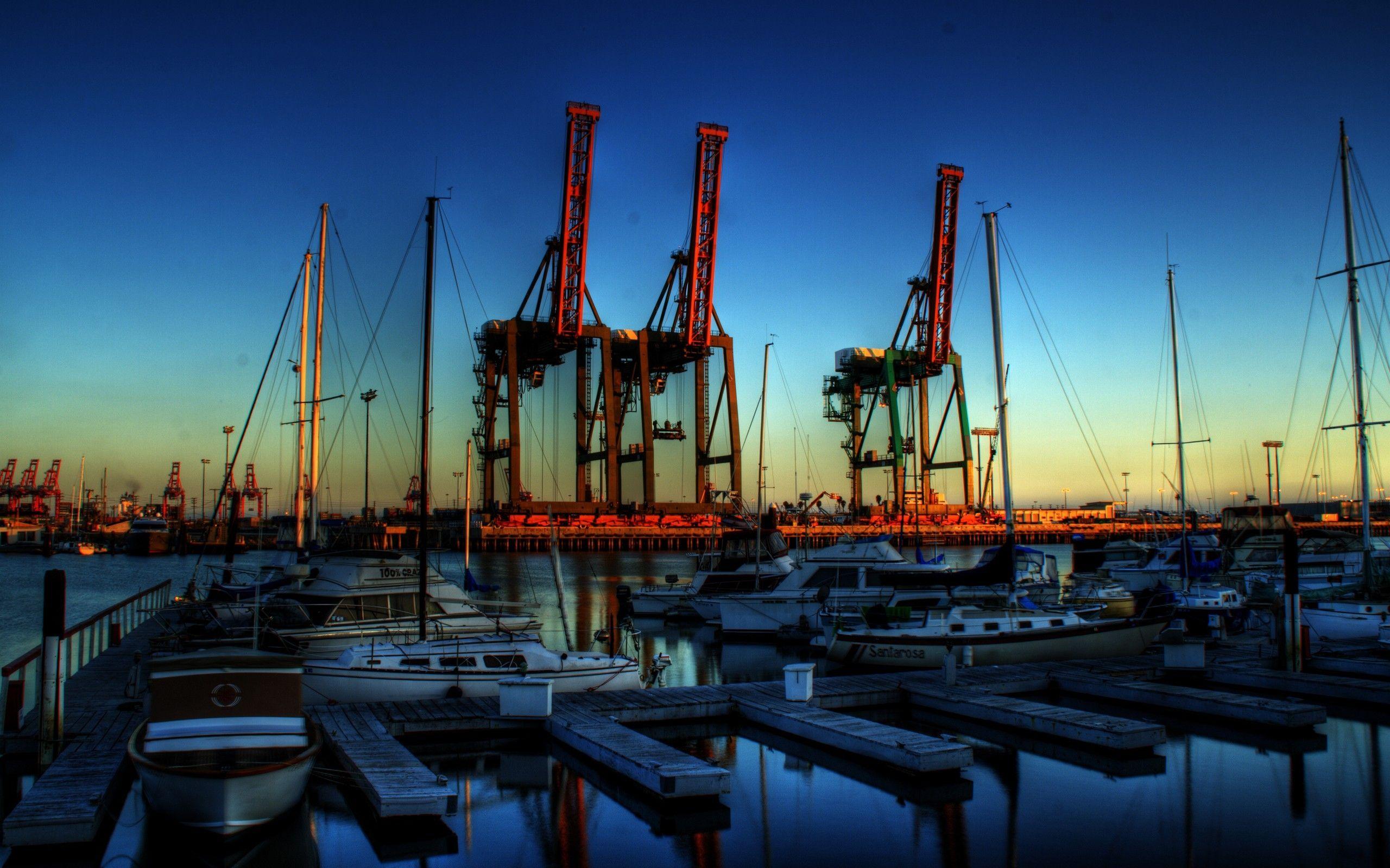 2560x1600 monsters night los angeles crane the port 2560x1600 wallpaper High