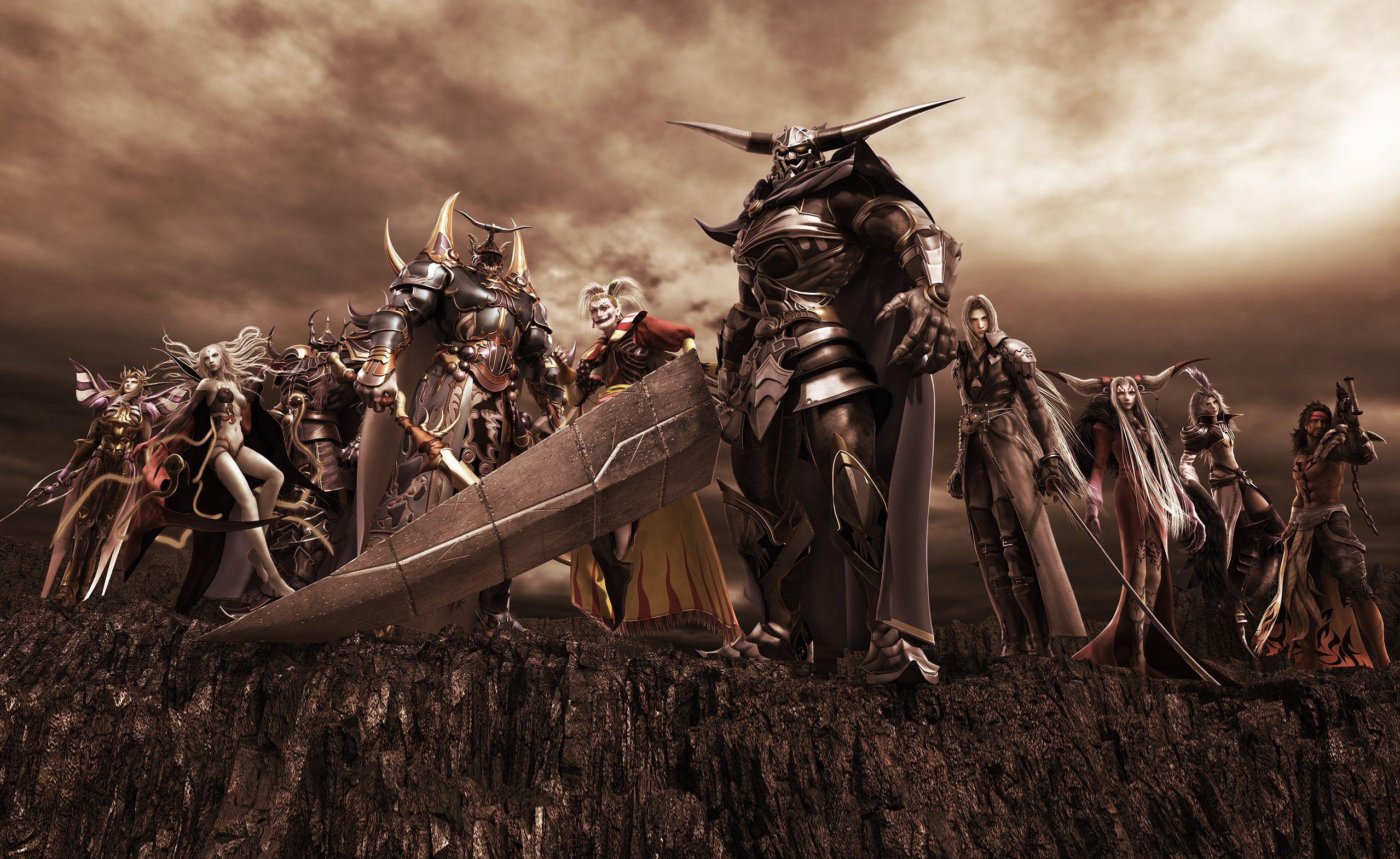 2558x1570 Dissidia Final Fantasy wallpaper