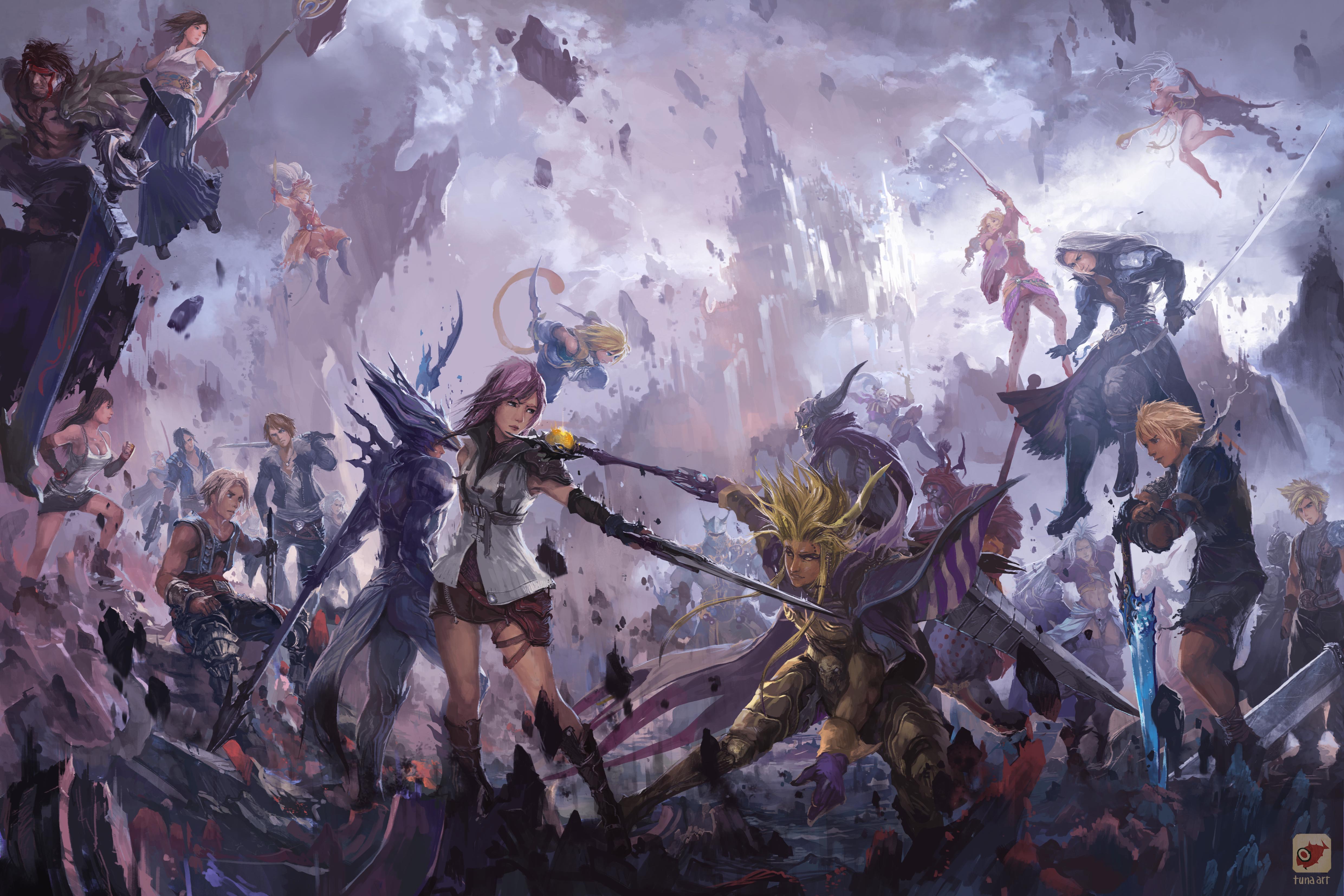 4961x3307 Dissidia 012: Final Fantasy 4K Ultra HD Wallpaper by Nguyễn Anh Túx3307