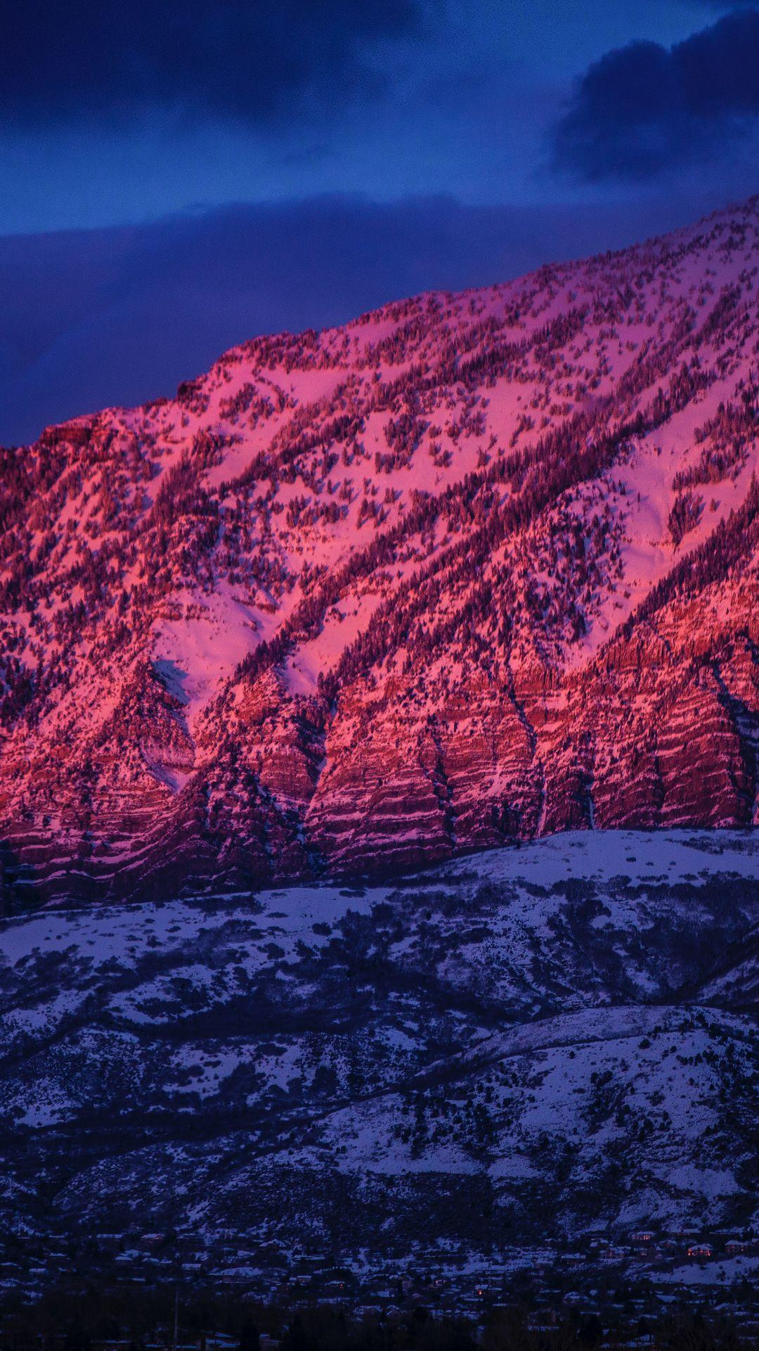 1080x1920 Mountain Sunset iPhone Wallpaper