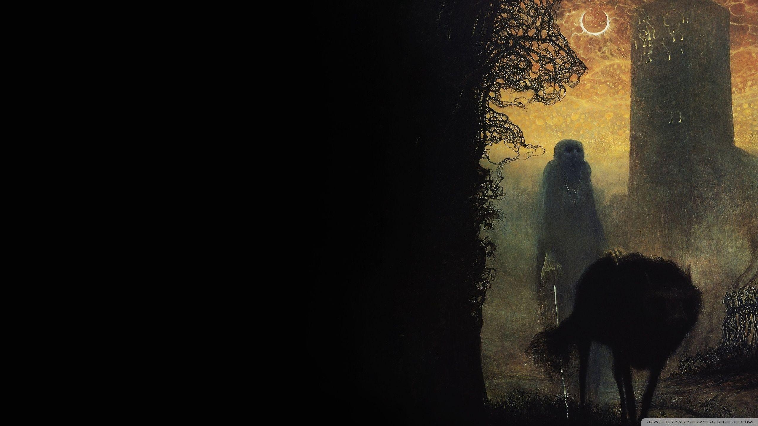 2560x1440 Zdzislaw Beksinski Blind Ultra HD Desktop Background Wallpaper