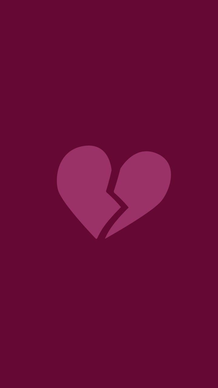 720x1280 Minimalistic Broken Heart Galaxy s3 wallpaper