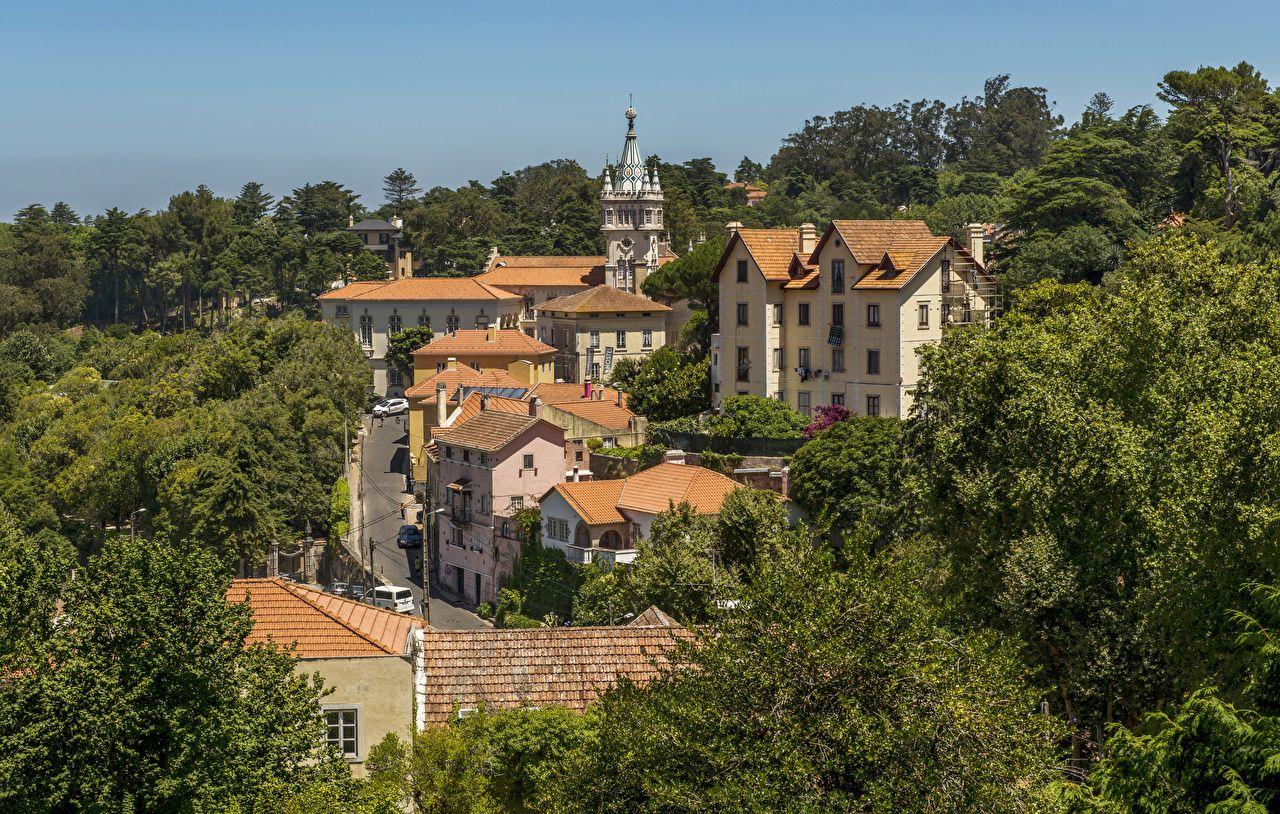 1280x814 Desktop Wallpaper Portugal Sintra Lisbon Cities Houses