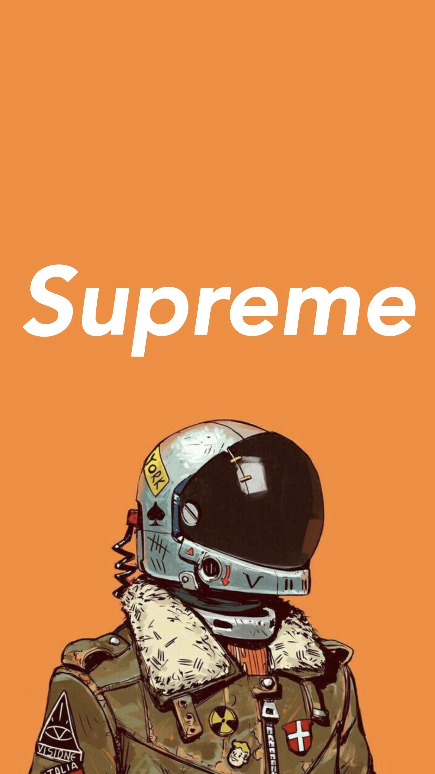 1675x2978 Astro x Supreme. iPhone wallpaper orange, Huawei wallpaper, Hypebeast wallpaper