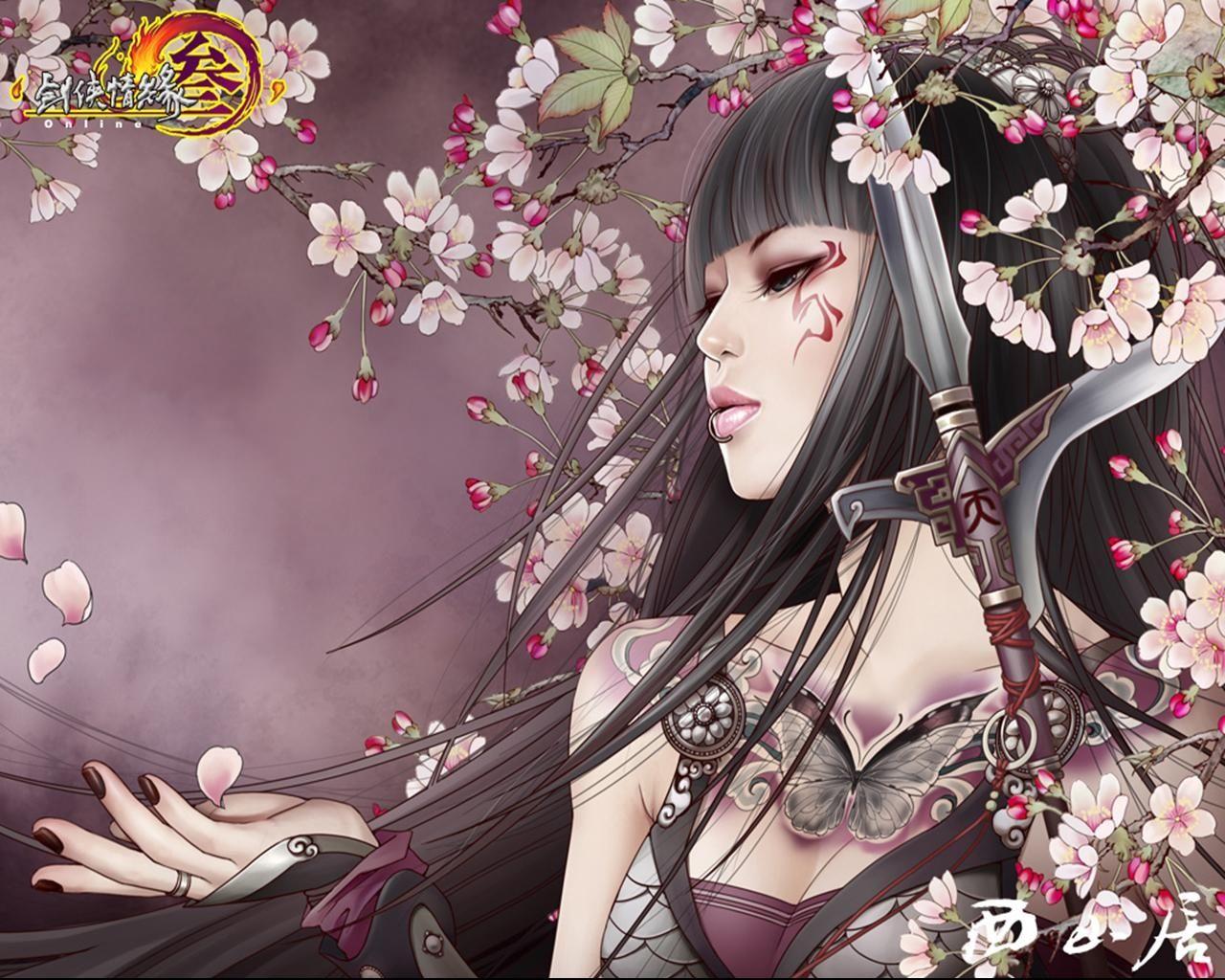 1280x1024 Download desktop wallpaper cherry blossom time