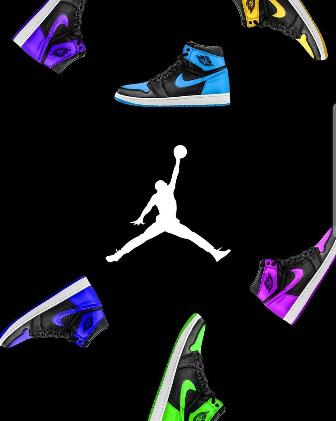 1080x1350 Colorfull AJ1 amoled wallpaper.Colorfull AJ1 amoled wallpaper. Download our app for more unique wallpaper.Andro. Sneaker head, Unique wallpaper, Air jordans