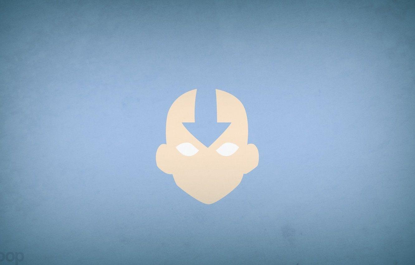 1332x850 Wallpaper minimalism, Avatar, avatar, blue background, blo0p