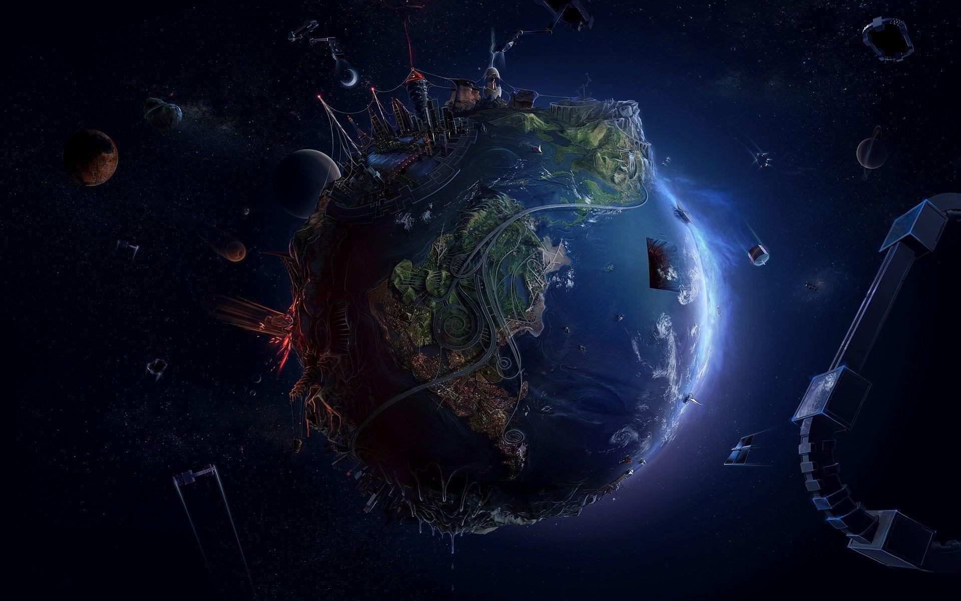 1920x1200 Windows 8 Wallpaper 3D